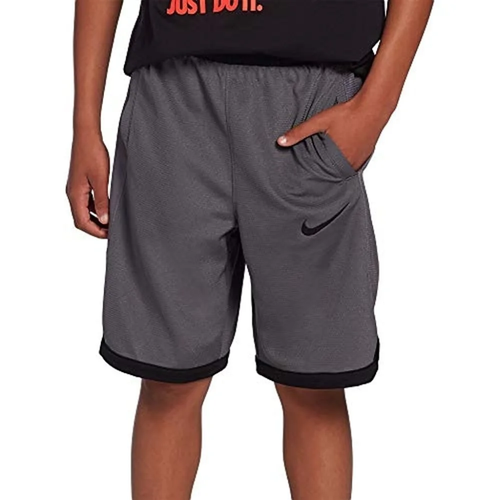Nike Dri Fit Gray Boys Shorts Small New